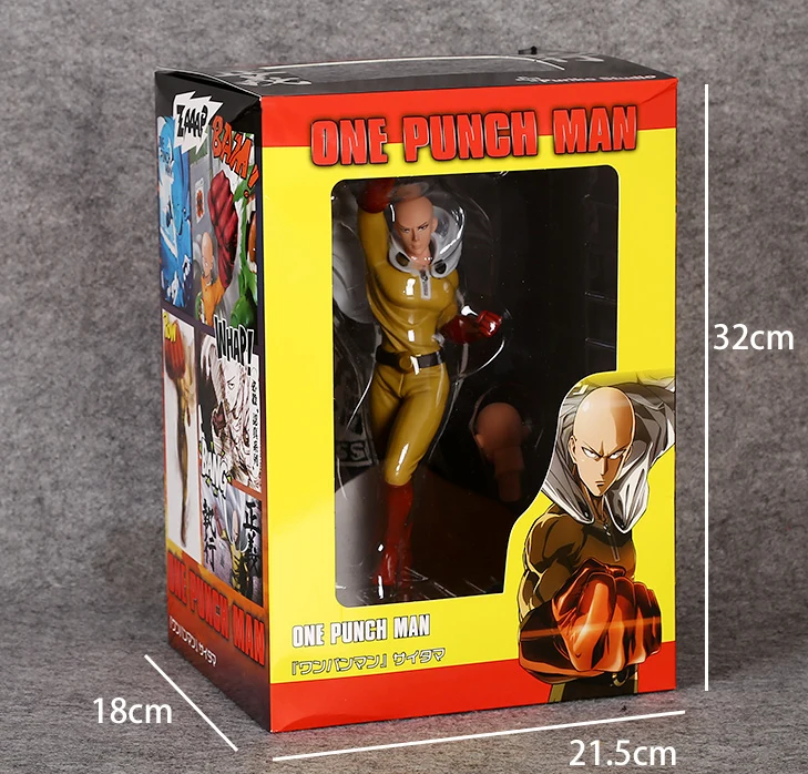 

Новый комикс Аниме One Punch Man Красивая плащ Сайтама Боевая статуя хит 23 см фигурка игрушки