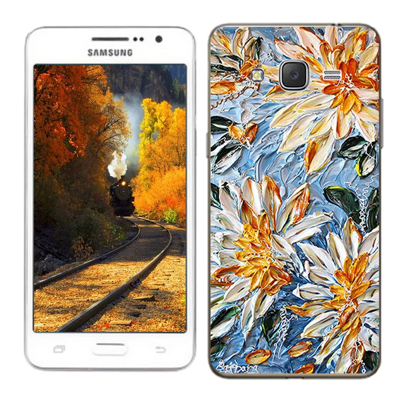 32 Чехол для samsung Galaxy Grand Prime G530 чехол 5,0 дюймов Land Луна роспись для Galaxy Grand Prime G 530 задняя крышка - Цвет: 32
