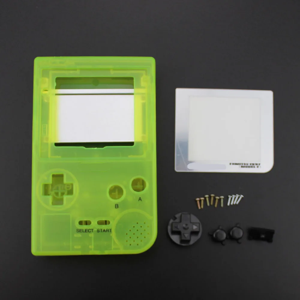TingDong Full Case Cover Housing Shell Replacement for Gameboy Pocket Game Console GBP grey with Buttons Kit | Электроника