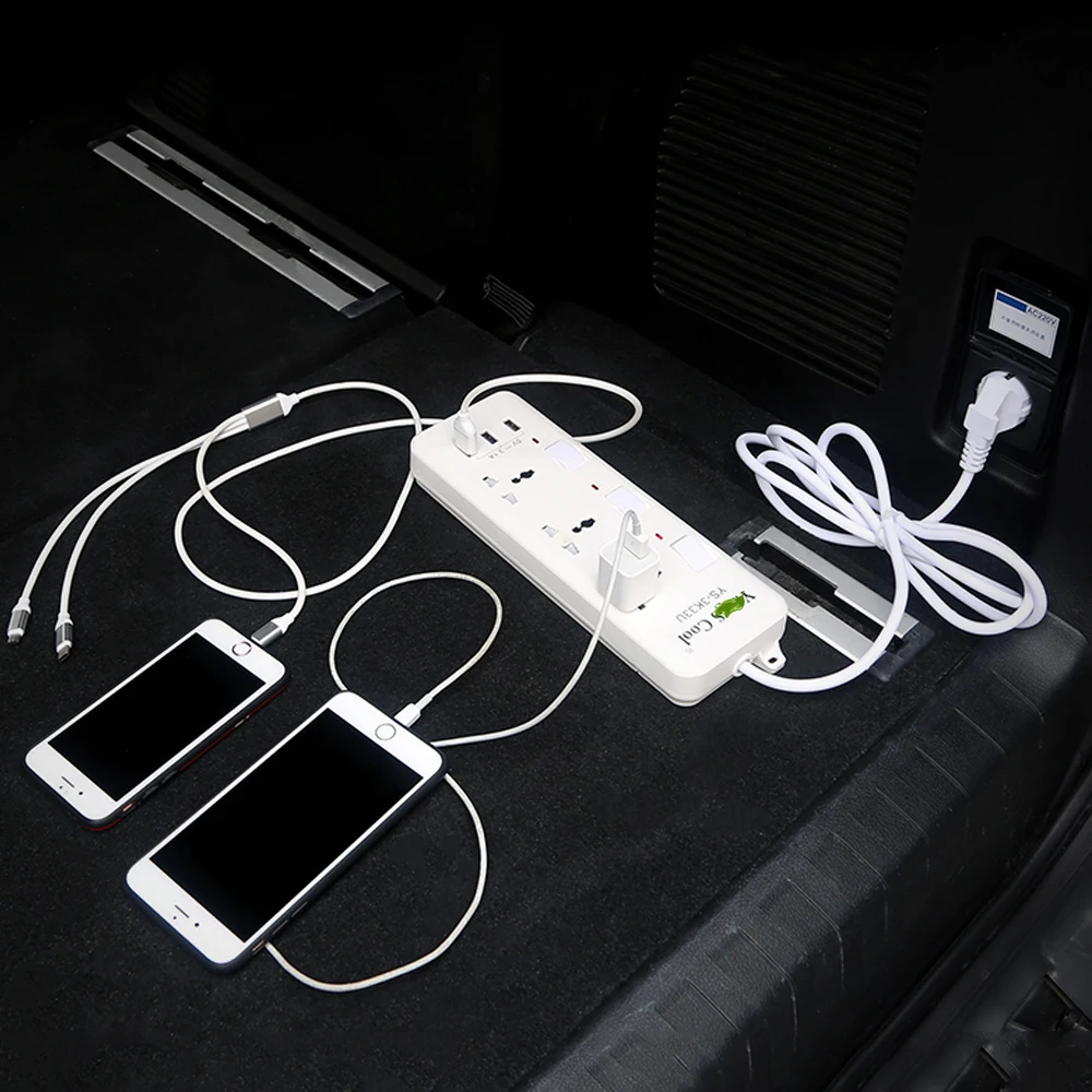 Gelinsi For Toyota Prado 2010-2019 Car Styling USB Socket Splitter Charger Adapter Power Plug Outlet Interior Accessories | Автомобили и