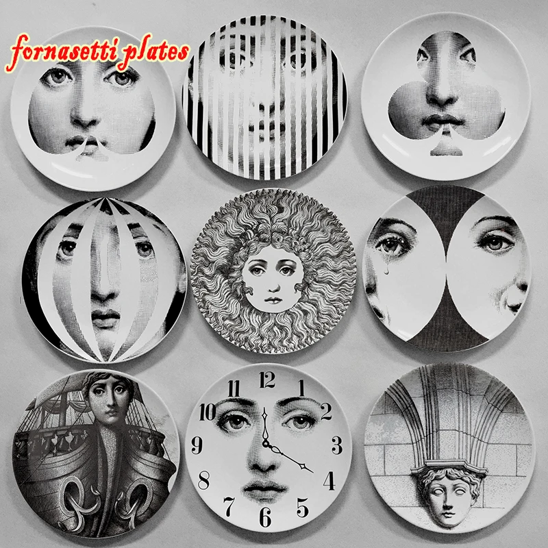 8 дюймов rosenthal Piero fornasetti декоративная коллекторная тарелка подвесные тарелки
