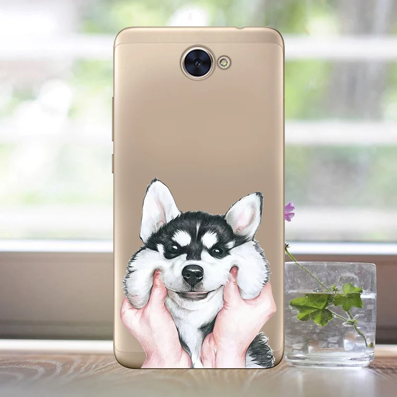 Fanatu принципиально huawei Y7 чехол силиконовый чехол для телефона из мягкого ТПУ бампер huawei Y7 Чехол протектор huawei y-7 Y7 задняя крышка