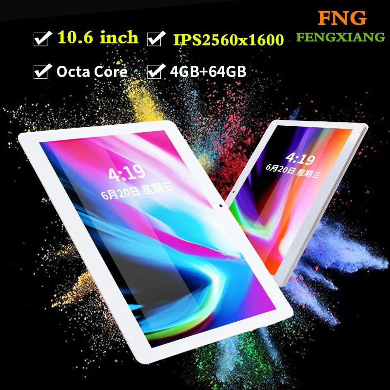 FengXiang 10 6 дюймов 3G планшетный ПК Android 7 0 Восьмиядерный 4 Гб + 64 2560*1600 IPS две sim-карты WIFI