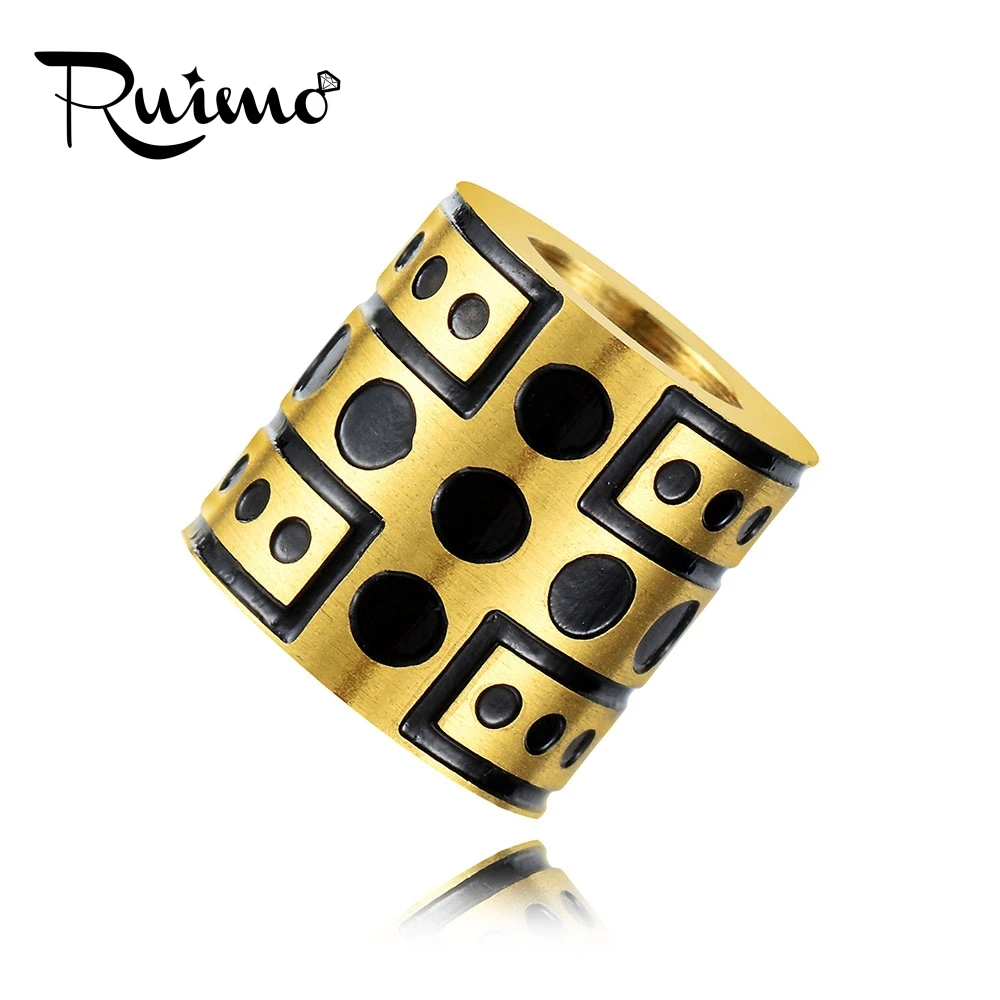 Бусины RUIMO из нержавеющей стали 316L для изготовления ювелирных изделий своими