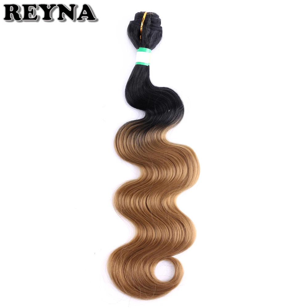 

Reyna High Temperature Fiber Body Wave Synthetic Hair Total Weight 70 gram/piece Hair For Women