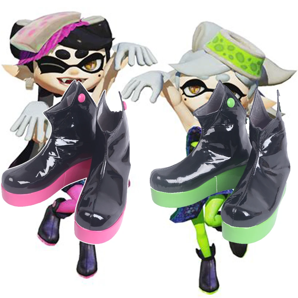 Фото Косплей-обувь Splatoon Inkopolis: Сестры-каракатицы Sea O' Colors (Шиокаразу, Мари, Хотару, Кэлли, Аори) — ботинки S008 №1
