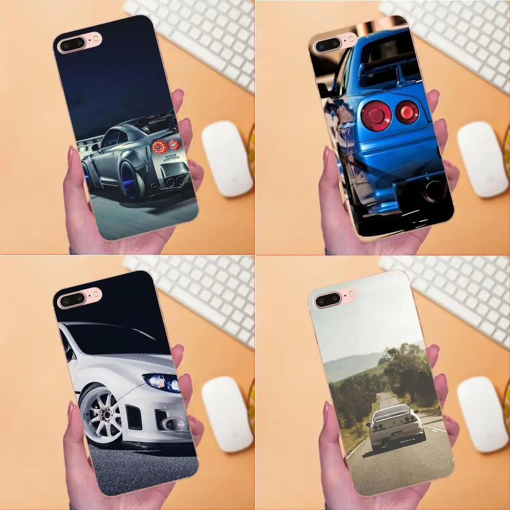 Чехлы из ТПУ для Nissan Skyline Gtr R34 чехлы Apple iPhone X XS Max XR 4 4S 5 5C 6 6S 7 8 Plus|Чехлы-накладки| |