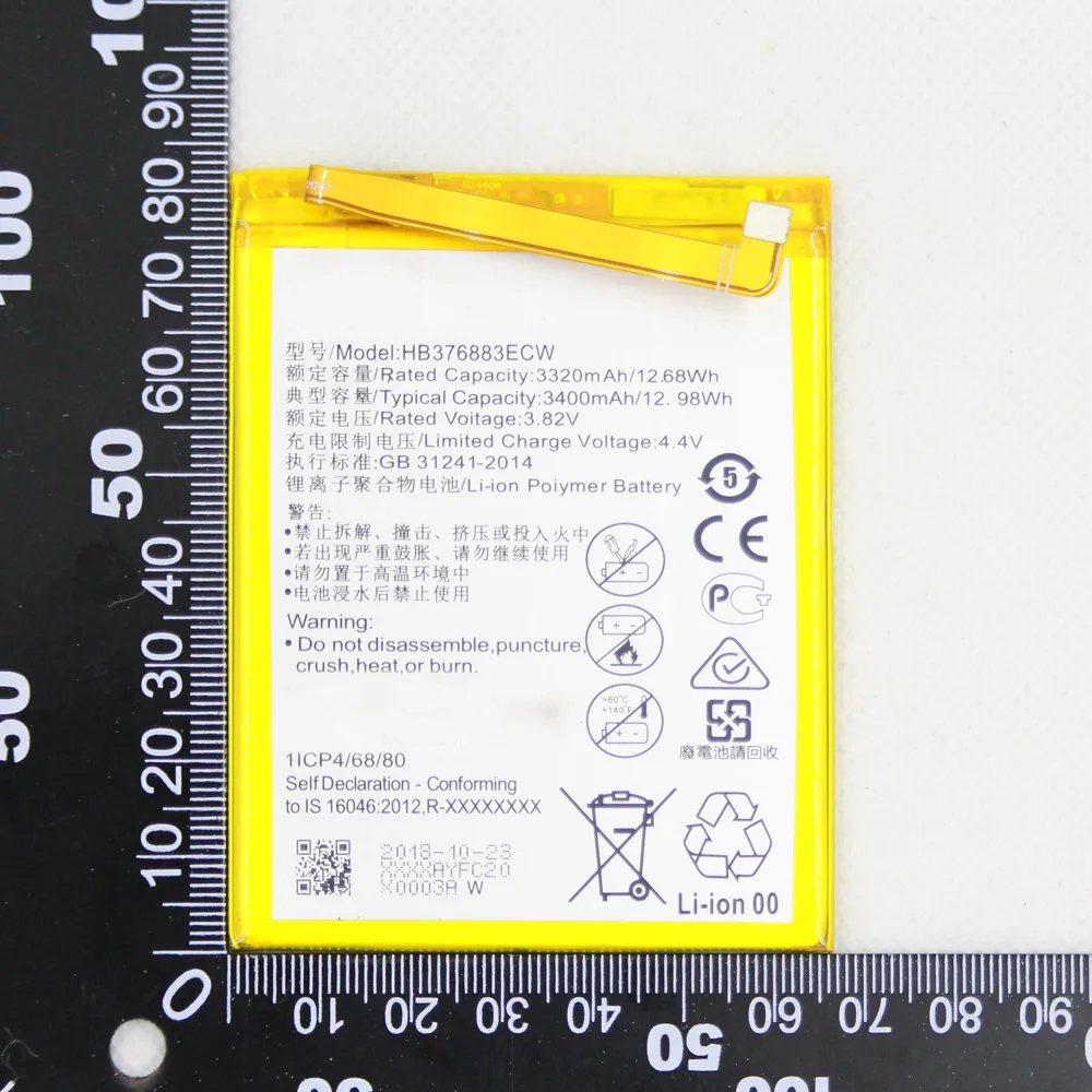С клейкими инструментами 3,82 V 3320mAh HB376883ECW батарея для Huawei P9 Plus VIE-AL10 высокое качество Мобильный телефон батарея