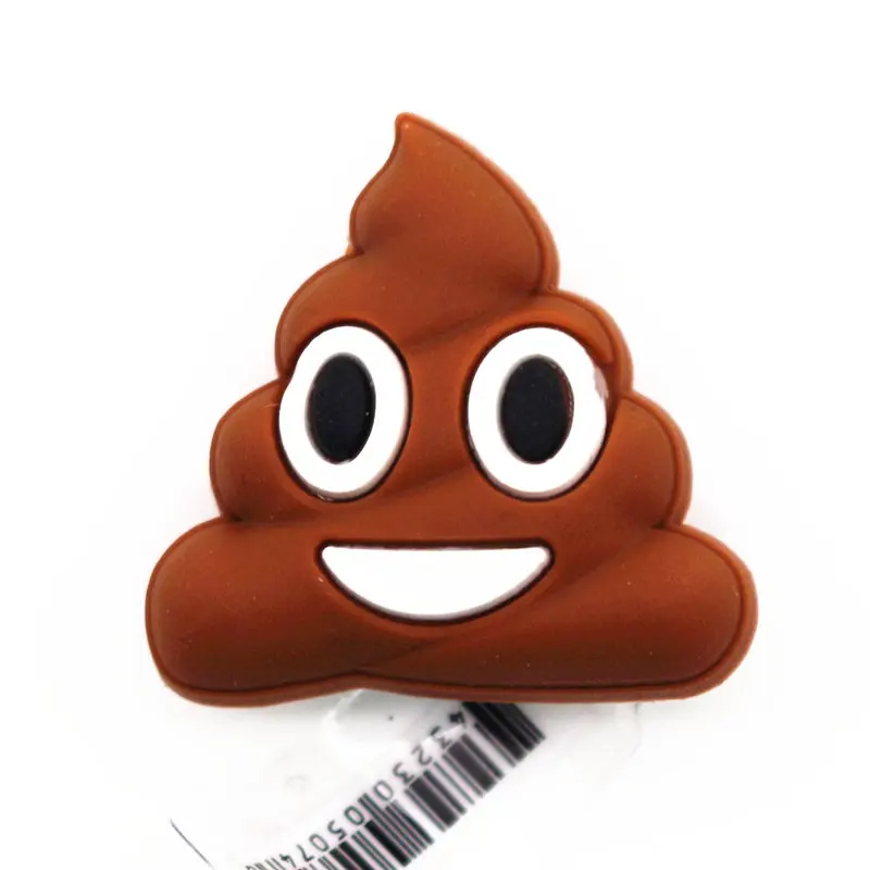 Faeces Горячая Распродажа, 1 шт., украшения для обуви, 3D сексуальные/фекалии/Blow a kiss стильные туфли, очаровательные забавные туфли, аксессуары для детей, подарки - Цвет: Faeces