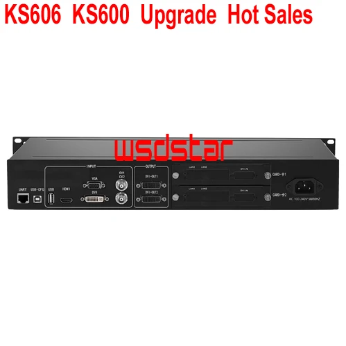 KS606 KS600 обновление горячие продажи светодиодный видеонастенный процессор P5 P6 P10