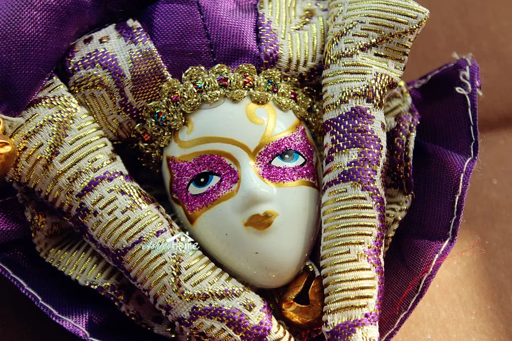 Italy Carnival of Venice Mask Tourist Travel Souvenir 3D Decorative Fridge Magnet Craft GIFT IDEA | Дом и сад