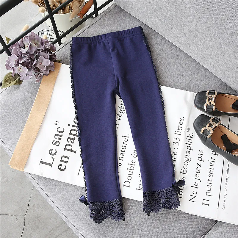 2018 весенние модные обтягивающие леггинсы для девочек с эластичной резинкой на