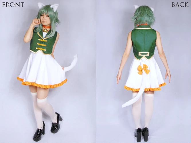 Платье для косплея VOCALOID Megpoid nyansei GUMI|dress cosplay|cosplay costumecosplay lens |