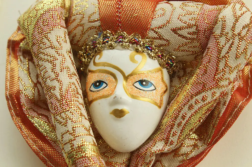 Италия Венецианский карнавал маска Туризм Сувенир 3D магнит на холодильник