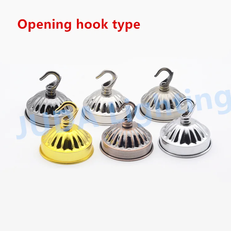 Мини потолочный розовый навес с открывающимся крючком Закрытое кольцо E27