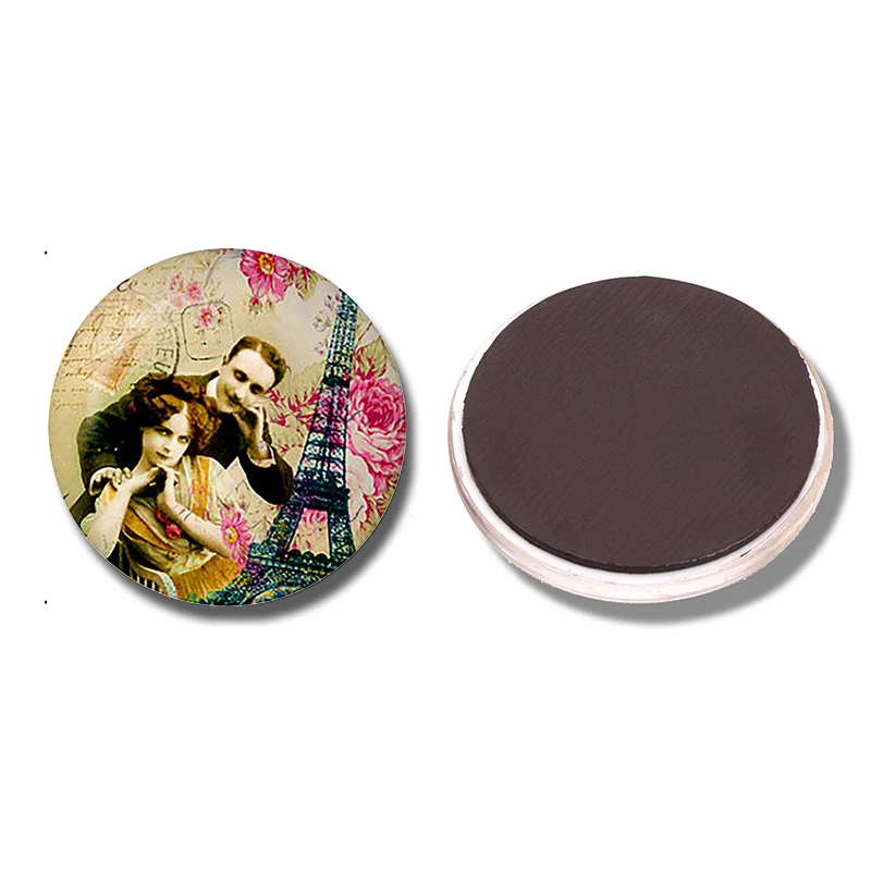 Магнит на холодильник 30 мм новый стеклянный держатель для фотографий с