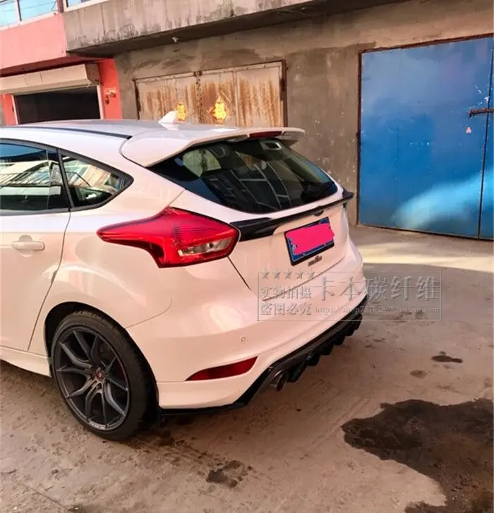 Для Ford Focus Хэтчбек задний сапог до середины икры спойлер крыло- FRP праймер автомобильный Стайлинг