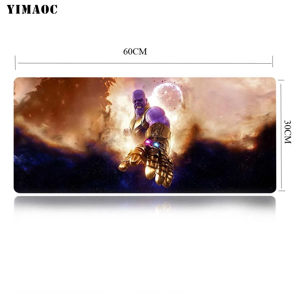 YIMAOC Art Thanos Мстители Коврик для компьютерной мыши коврик Противоскользящий