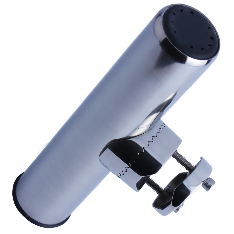 

Boat Stainless Steel Fishing Rod Holder Clamp On Fit Rails 7/8" to 1" Rail Mount rod pod Yacht