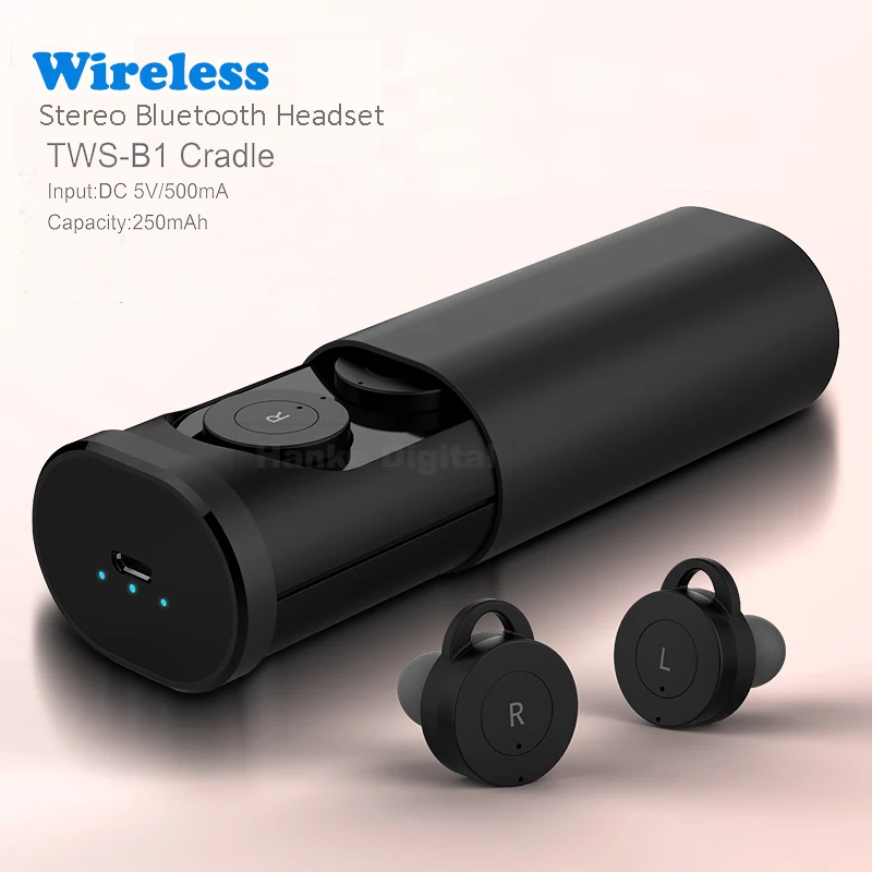 Мини настоящие беспроводные TWS Bluetooth наушники Близнецы стерео гарнитура V4.1 EDR в