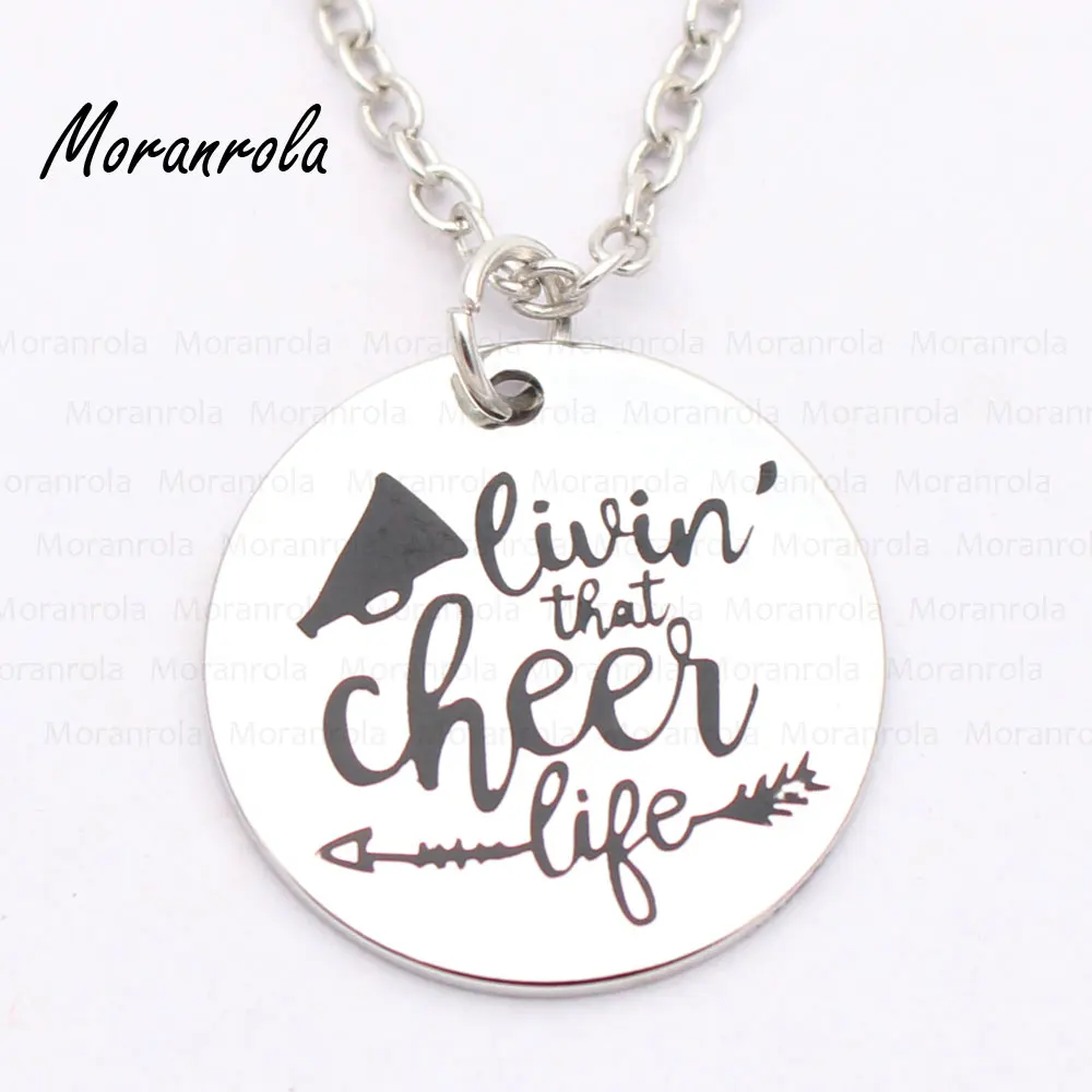 Новое поступление ожерелье и брелок Livin the Cheer Life ювелирные изделия с ручным