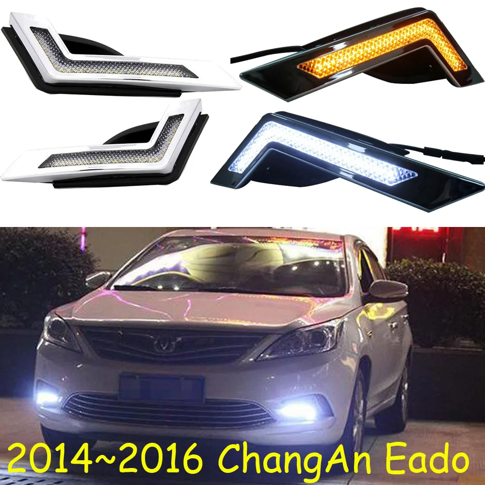 ChangAn Eado Дневной светильник 2014 ~ 2016 Бесплатная доставка! Светодиодный туман XT|daytime