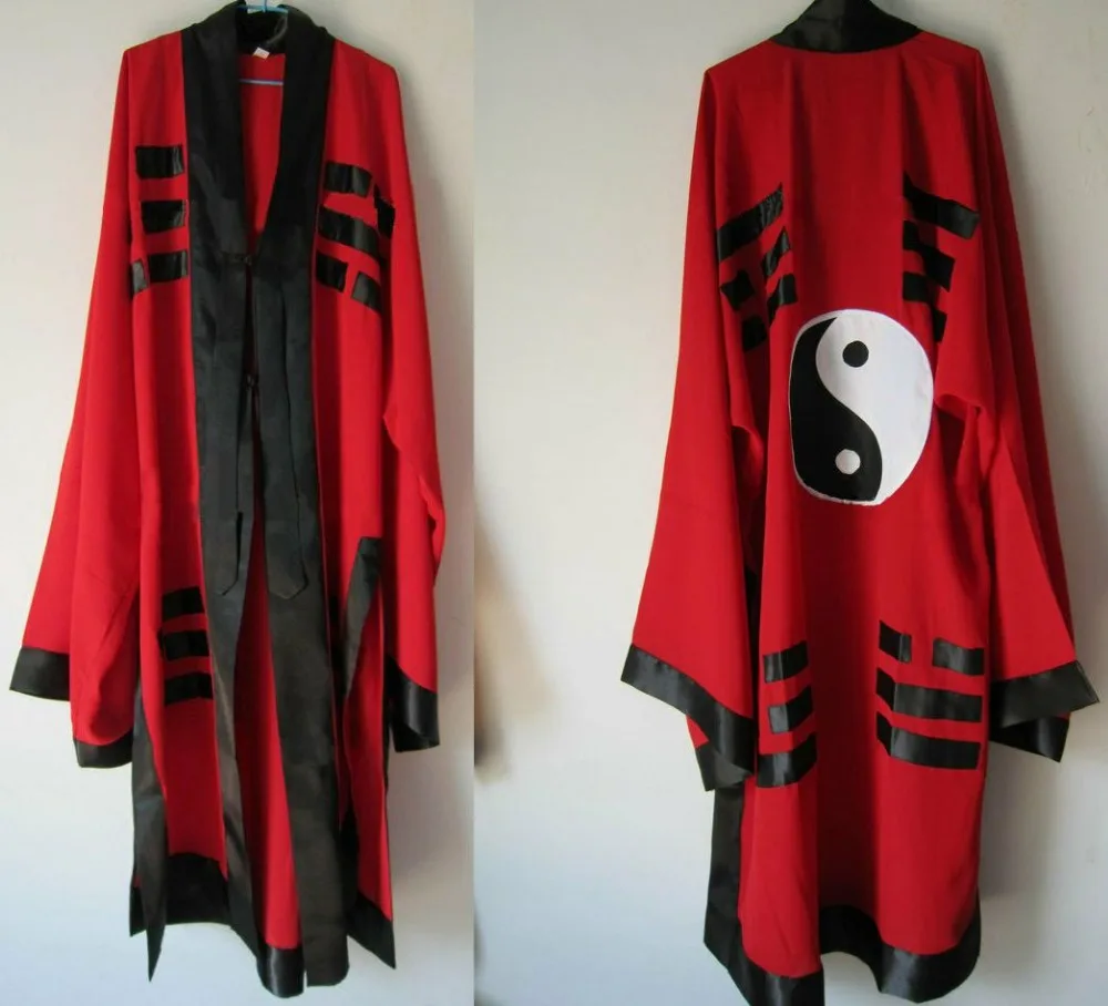 Даосизм костюмы даосский Костюм Туника Тай Чи платье рубашка robemartial arts одежда bagua