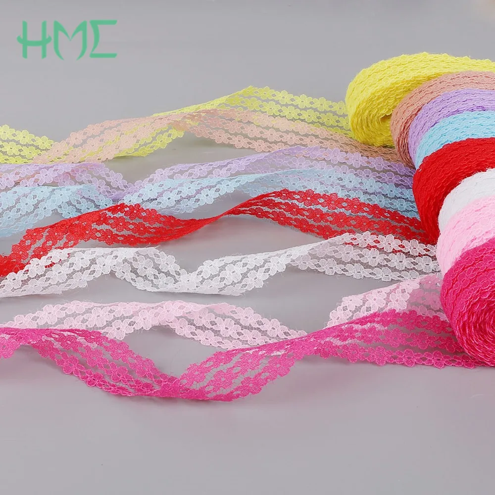 10 ярдов Высокое качество красивое многоцветное кружево лента тесьма 25 мм
