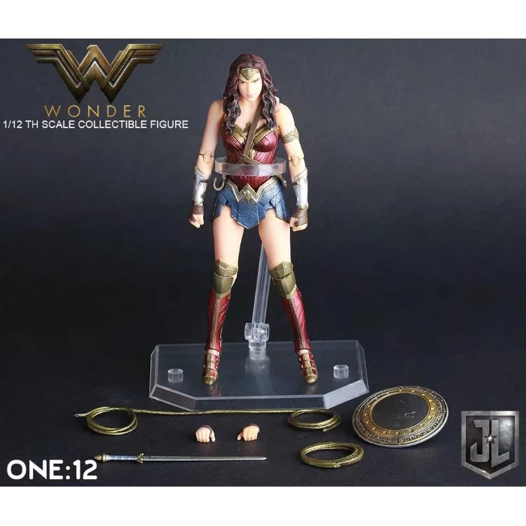 Xinduplan DC Comics Лига Справедливости Wonder Woman Сумасшедший Игрушечные лошадки 6 дюймов