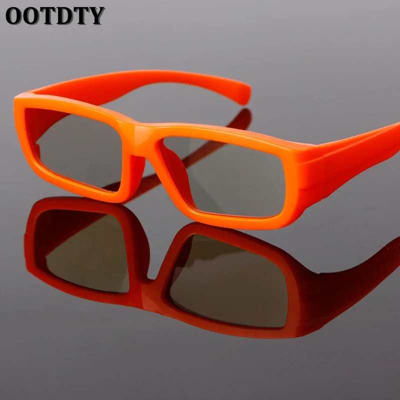 OOTDTY Детские круговые поляризованные Пассивные 3D очки для настоящего D ТВ Кино |