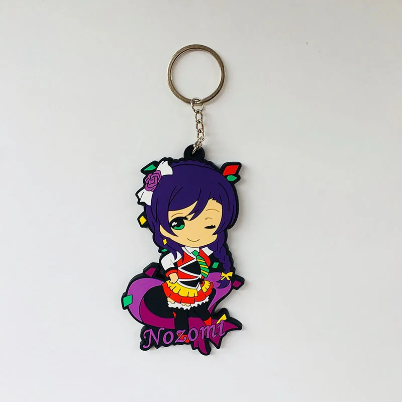 IVYYE 1 шт. LOVE LIVE серия аниме-брелок для ключей ПВХ Рисунок брелок милые игрушки брелок для ключей подарки на день рождения унисекс Новинка - Цвет: see chart
