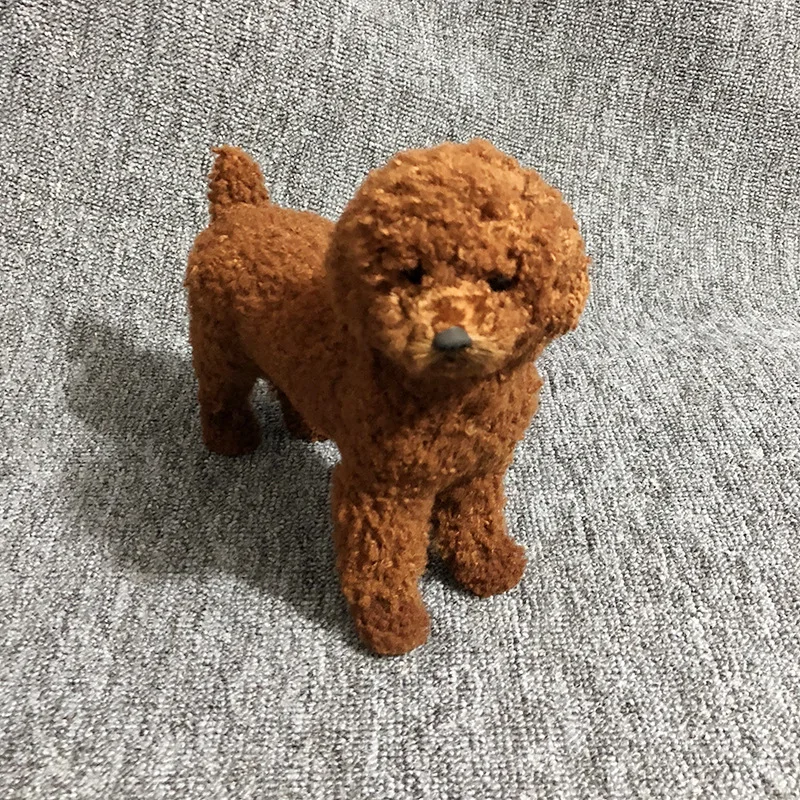 Sevrwell качество Моделирование животных плюшевая собака милые Bichon собаки плюшевые куклы игрушки для взрослых детей подарок на день рождения