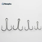 Rompin 50 шт.лот 9908 двойные рыболовные крючки, маленький двойной рыболовный крючок для завязывания мушки, Размер 1 2 4 6 8