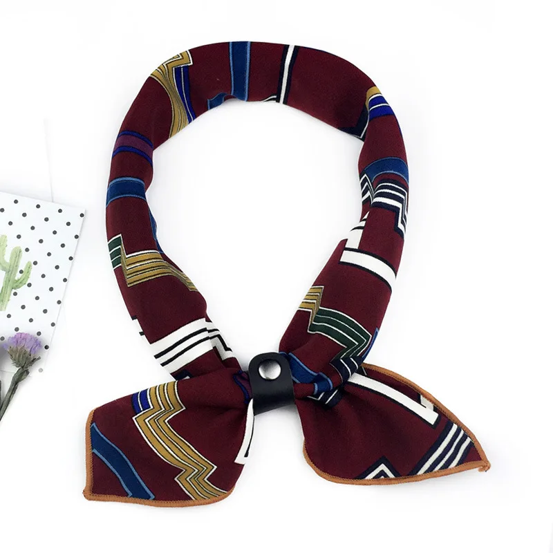 

2017 50cm*50cm Twill Silk Women Silk Square Vintage Metal Fashion Print Silk Scarf Femal High Quality Retro Wearzone Shawl