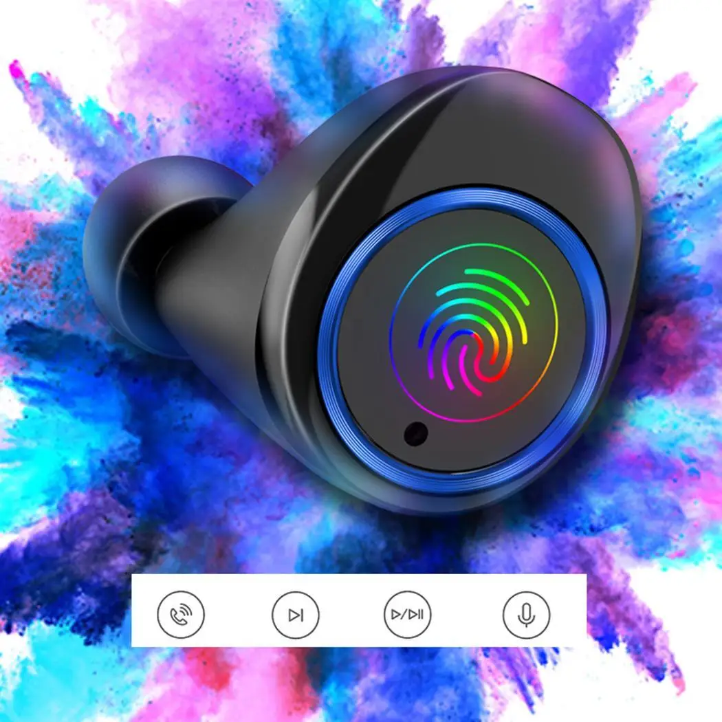 Беспроводные наушники вкладыши Bluetooth 5 0 гарнитура с 4000 двусторонними стерео мАч