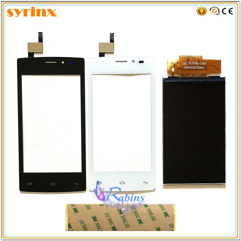 SYRINX 4 0 дюймовый сенсорный экран ЖК дисплей Панель сенсор для Tele2 mini Touch дигитайзер