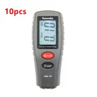 Цифровой толщиномер Yunombo YNB-100, измеритель толщины краски автомобиля толщиномер с руководством на английском и русском языке, 10 шт.