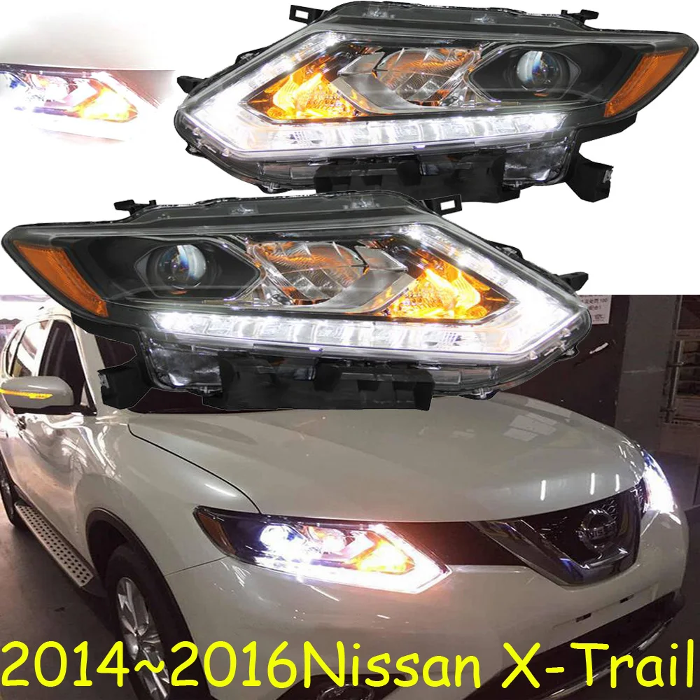 

HID,2014~2016,Car Styling auto bumper headlight X-Trail Headlight Rogue fog light X-Trail head lamp,X Trail