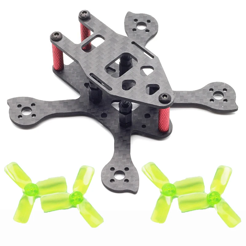Mini IX2 90 мм микро FPV гоночный Квадрокоптер с рамкой в комплекте для 1104 бесщеточного