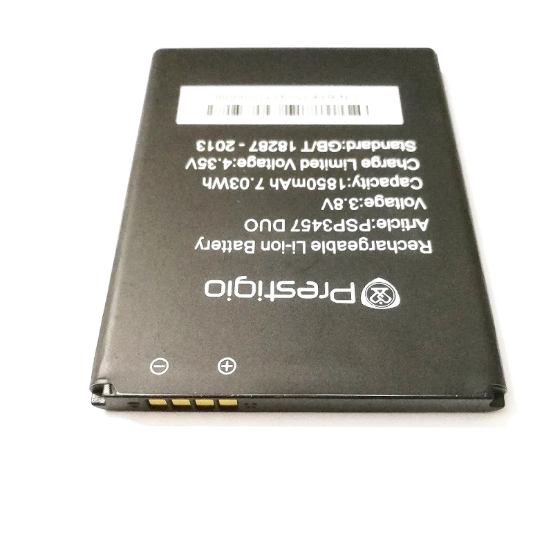 Новинка 1850 мАч PSP3457 сменная батарея для Prestigio Wize F3 PSP3457DUO PSP3457 DUO мобильный телефон Bateria Batterij