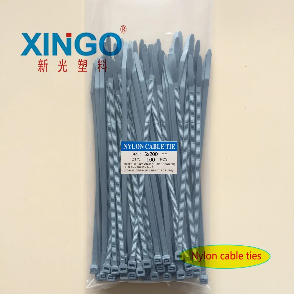 Самоблокирующиеся нейлоновые кабельные стяжки зеленые красные синие желтые 100