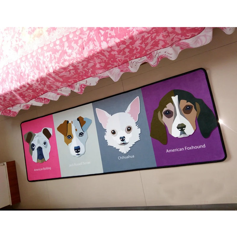 Милый мультяшный коврик для собаки ванной комнаты гостиной спальни детской