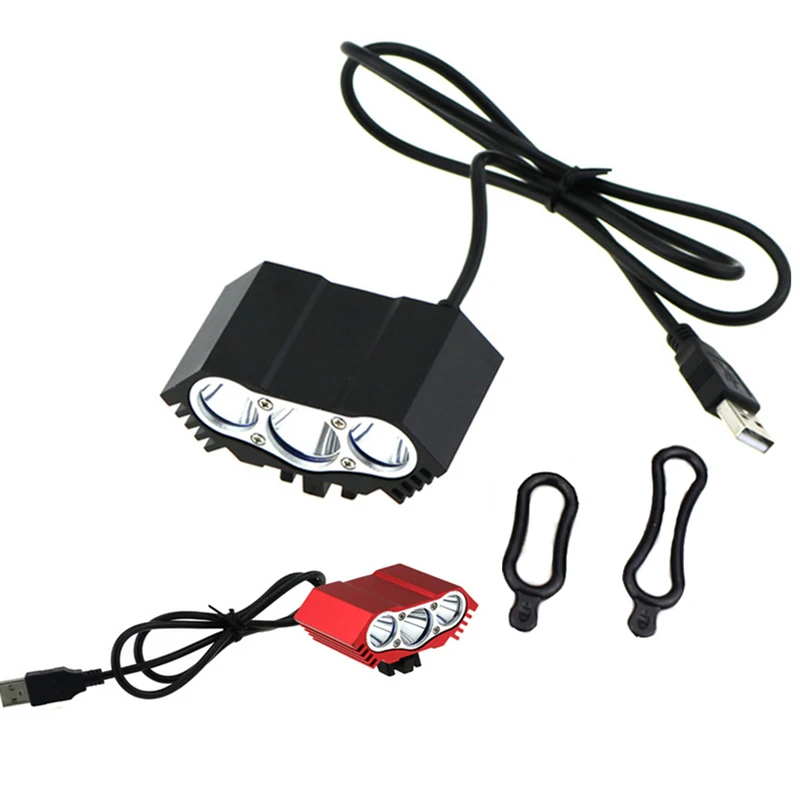 Фонарь налобный велосипедный с USB-портом 8 4 в 6000 лм | Велофонари