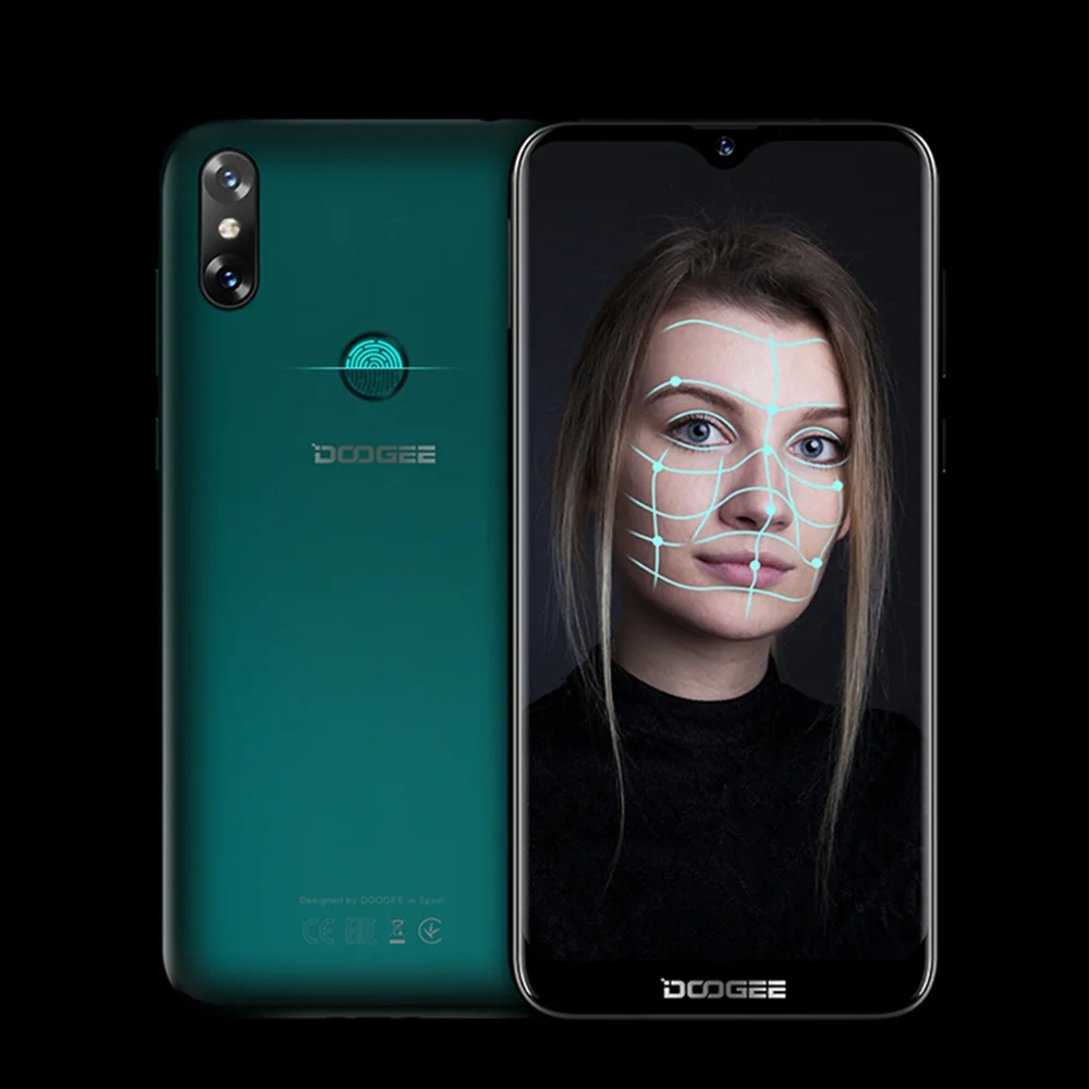 Doogee Y8 3 Гб 16 разблокировка лица отпечаток пальца ID 4G LTE смартфон 3400 мАч MTK6739 Android 9 0