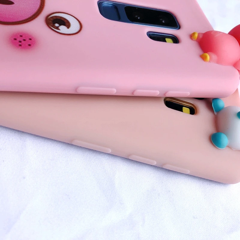 J4 J6 плюс 3D чехол etui samsung Galaxy J4 J6 плюс чехол Kawaii Единорог силиконовый чехол для samsung J4 J6 чехол для телефона