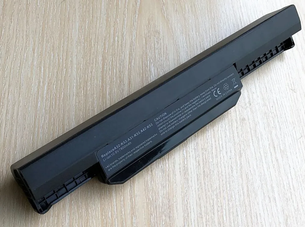 6600 мАч 9 ячеек Аккумулятор для ноутбука ASUS K53 K53B K53BY K53E K53F K53J K53S K53SD K53SJ K53SV K53T K53TA K53U |