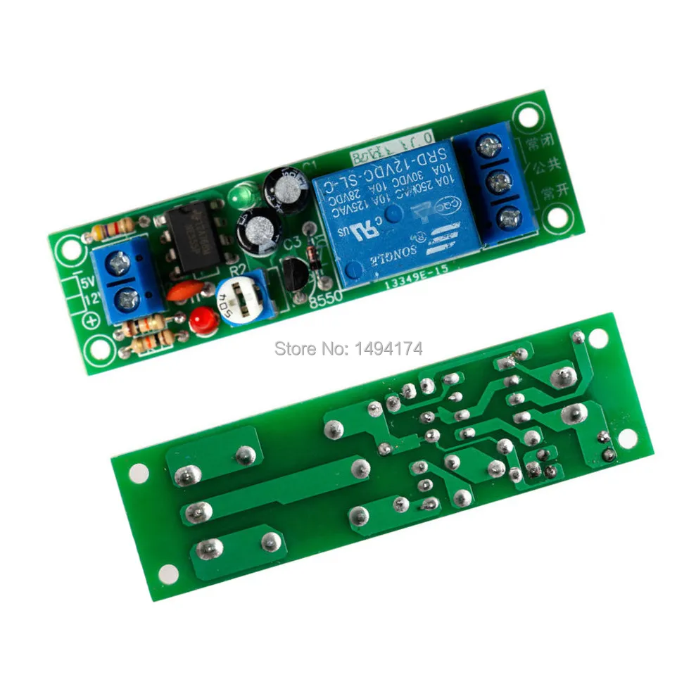 WQScosea Q8S 290 DC 10 V 15 12V NE555 0 ~ 200 Seconds таймер реле времени включение питания задержка на