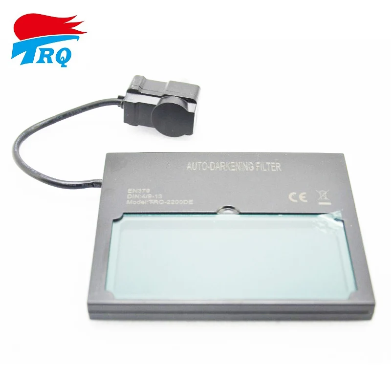 Сварочный шлем с автоматическим затемнением черный огонь Череп