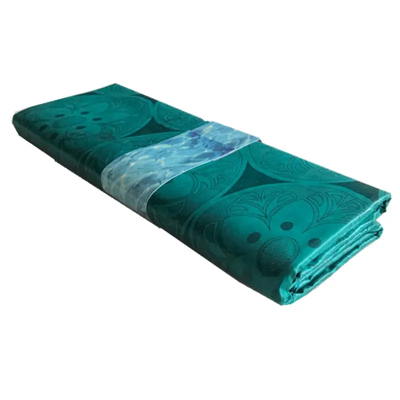 Красивый бирюзовый зеленый 100 хлопок ручной работы bazin Riche Дубай качественная