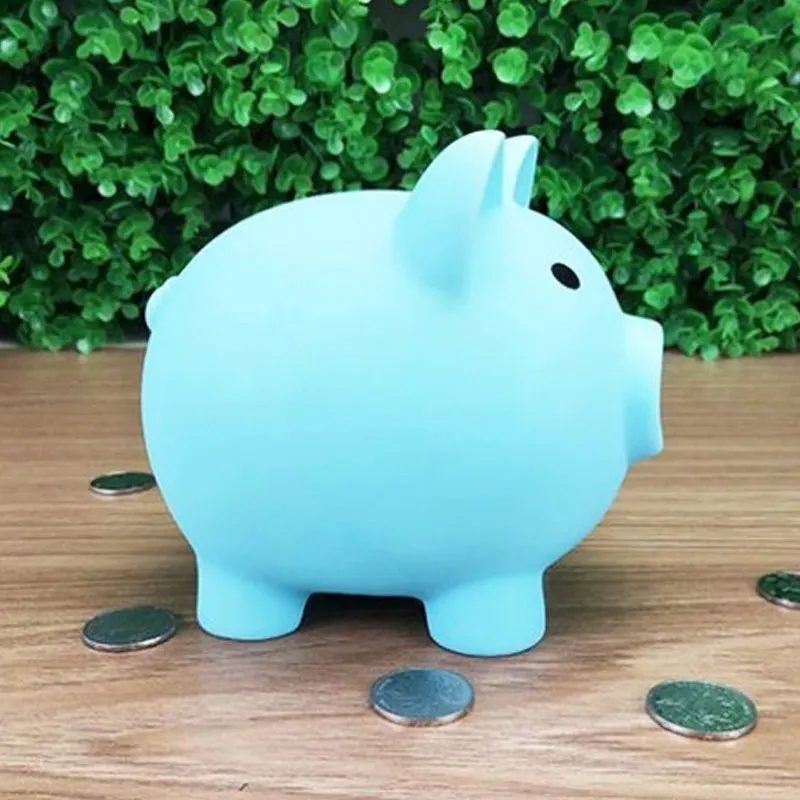 middle size Милый виниловый 3D мультяшный поросенок/пластиковая копилка для денег детская игрушка Подарки для детей копилка - Цвет: middle size
